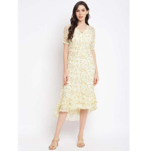 Women Floral Print A-line Dress